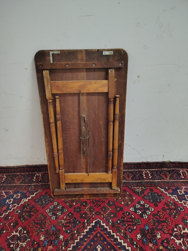 Vintage Antique Folding Sewing Work Table gallery