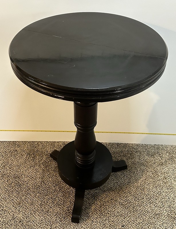 Vincent Black Pedestal Pub Table
