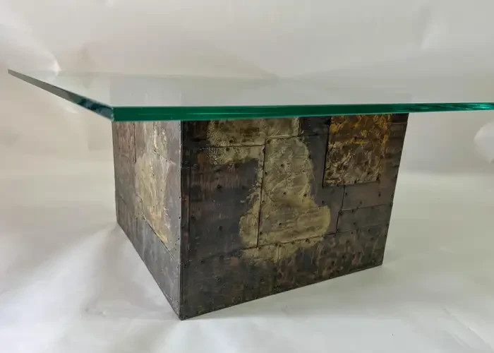 Paul Evans Patchwork Brutalist Center, Coffee or Cocktail Table for Directional gallery