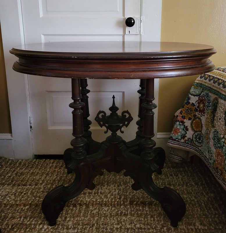 antique victorian parlor table