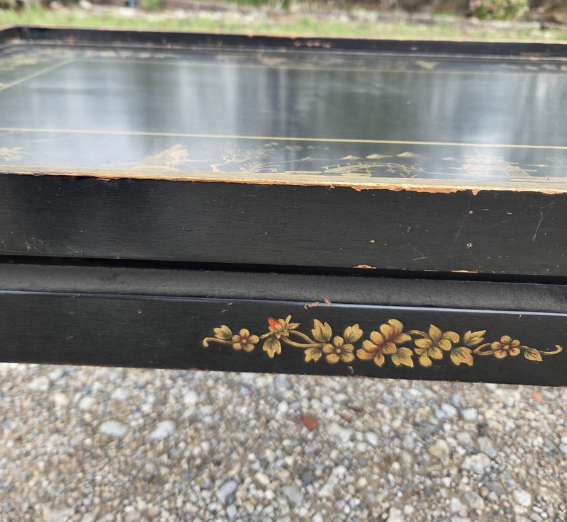 Gilded Chinoiserie Style Side Table gallery
