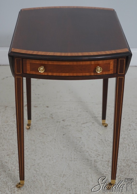 L71830: Mahogany Federal Style Drop Leaf Pembroke Table gallery