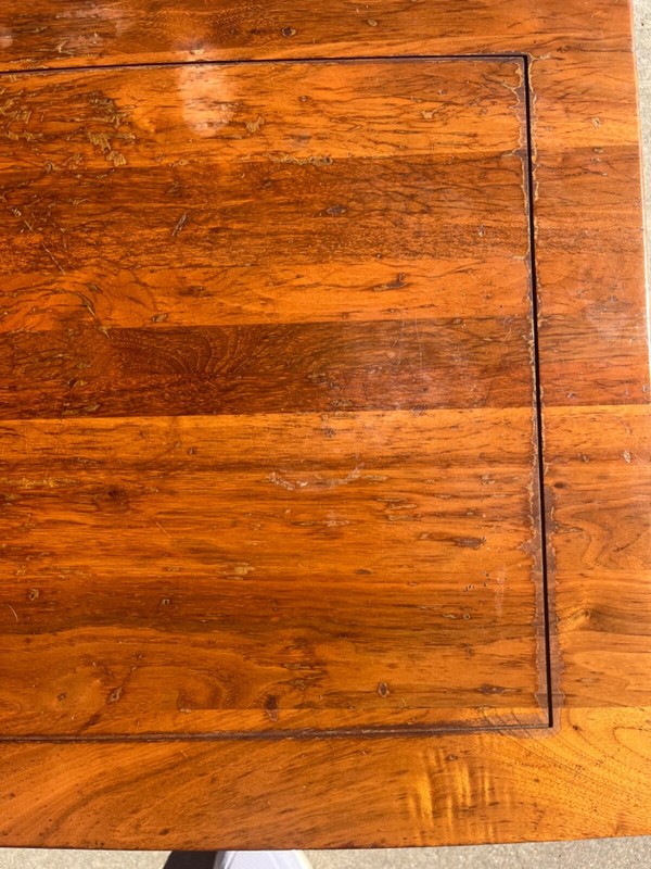 Mid Century Modern Bissman Solid Walnut Two-Tier Side Table / End Table 1959 gallery