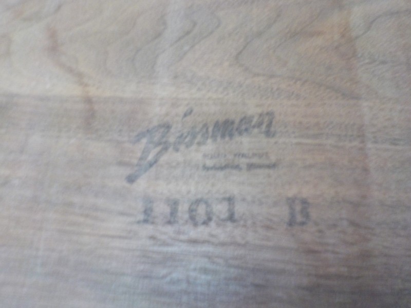 Vintage Mid Century Bissman Solid Walnut Coffee Table Top Only gallery
