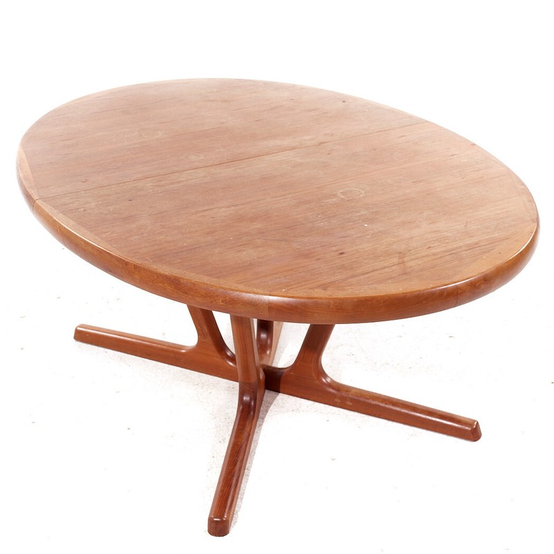 Interform Collection Mid Century Danish Teak Dining Table gallery