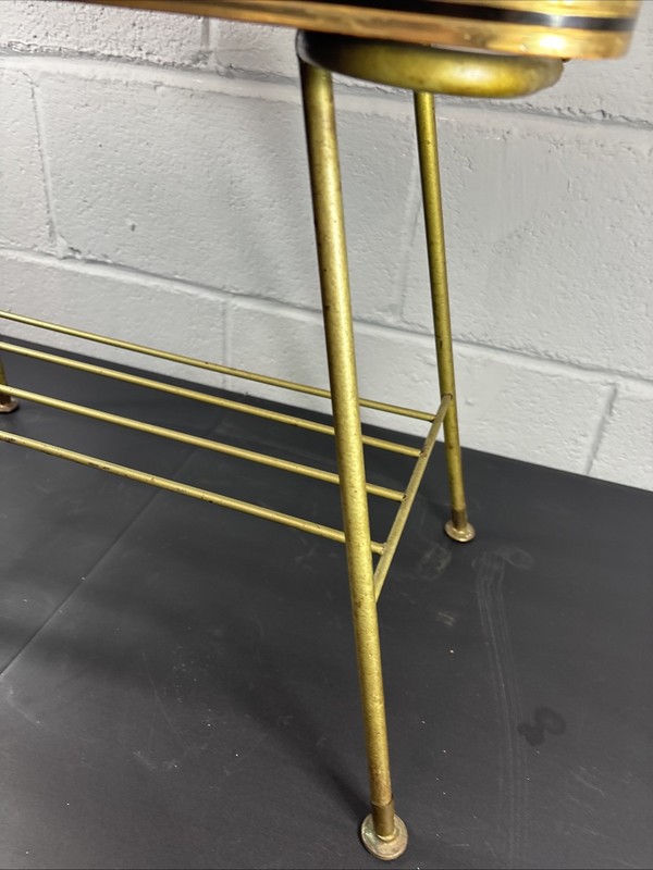 Newiste Mid Century Coffee Table & Magazine Rack, 1950s gallery