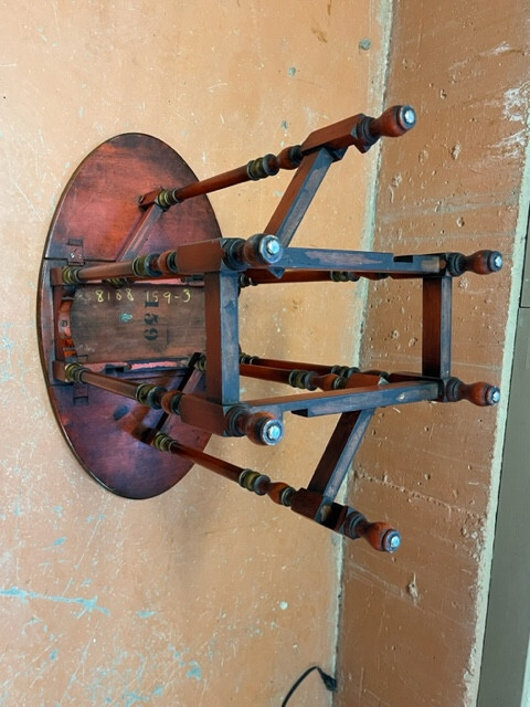 Antique Gateleg Diminutive Drop Leaf Tea Table Lenox Shops 1900s Furniture gallery
