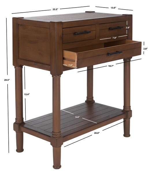 Safavieh FILBERT 3DRW CONSOLE TABLE, Reduced Price 2172754335 CNS5717C