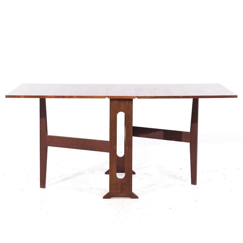 Mid Century Danish Rosewood Gate Leg Dining Table gallery
