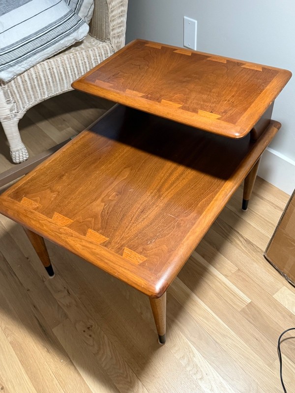 Lane Acclaim Mid Century Modern Two Tiered Side Table gallery
