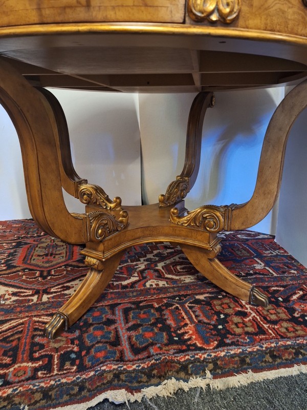 Empire Style Marble Top Century Furniture Co. Center Table gallery