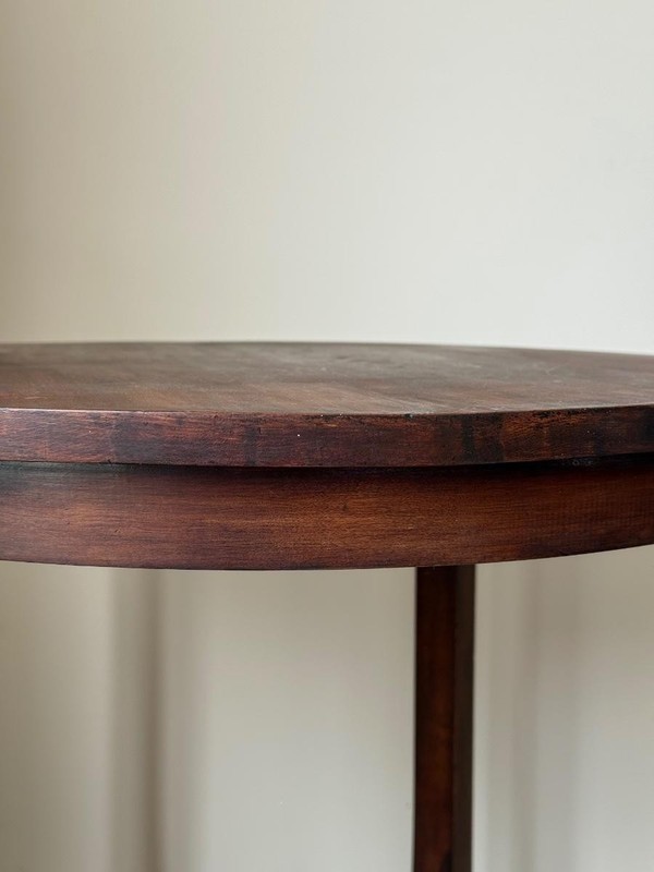 Antique Art Deco KNOXVILLE TABLE & CHAIR CO Mahogany Wood 2-Tier Parlor Table gallery