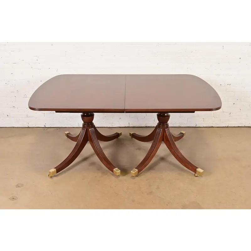 Smith & Watson Georgian Extension Dining Table, Newly Refinished gallery