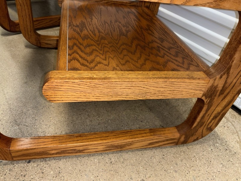 Vintage Mid Century Modern Side Tables by Lou Hodges for Mersman gallery