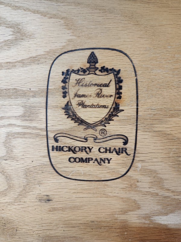 One single Hickory Chair Co James River Plantation Collection Side/End Table