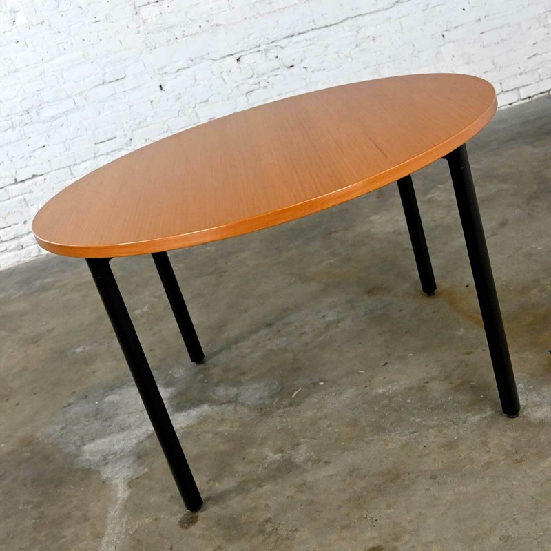 Vintage Modern Herman Miller Natural Oak Round Everywhere Table by Dan Grabowski gallery