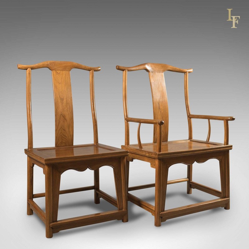 Mid-Century Chinese Table & 8 Chairs in Traditional Taste gallery