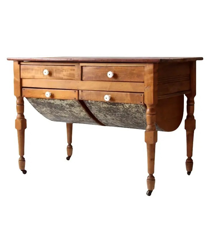 Antique Possum Belly Bakers Table 19th Century gallery