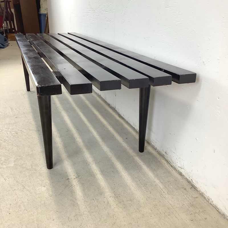 Mid-Century Slat Bench or Coffee Table gallery