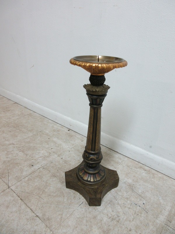 John Richard French Regency pedestal lamp End table Candle Stand gallery