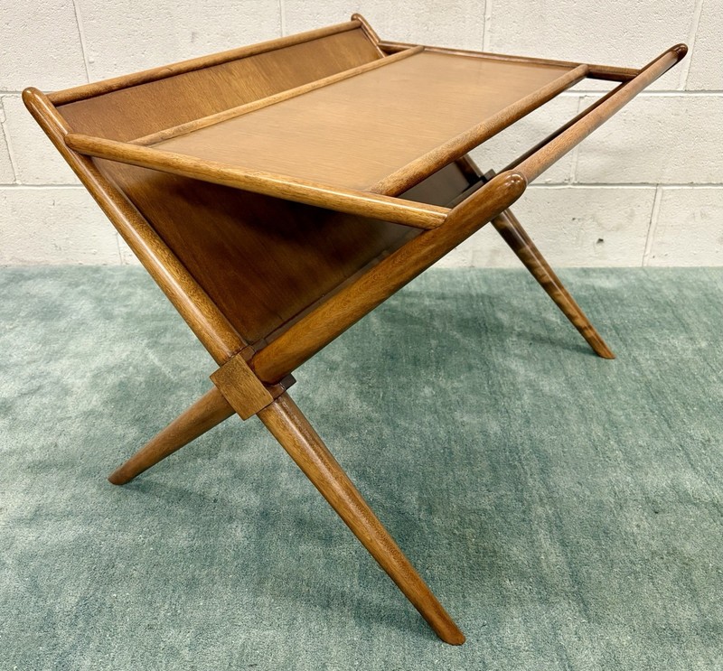 T. H. Robson-Gibbings Mid-Century Modern Walnut Magazine Table For Widdicomb MCM