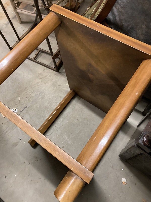 Vintage Mid Century Modern End Side Accent Table Retro 1960's Hardwood Signed W gallery