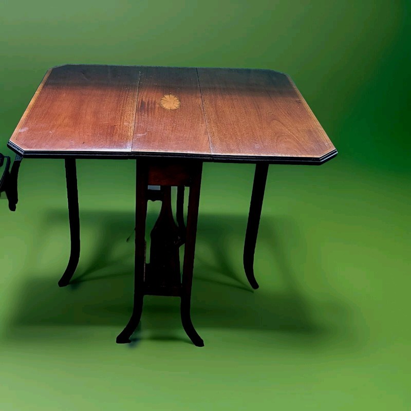 Vintage Drop Leaf Mahogany Baby Sutherland Table