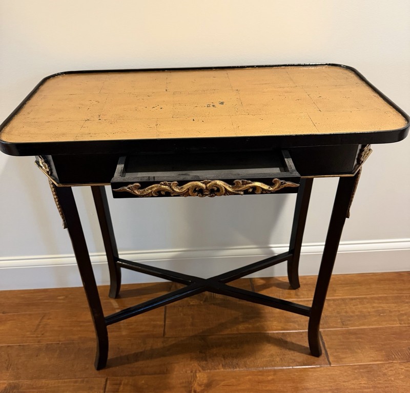 Elegant Black and Gold Console gallery