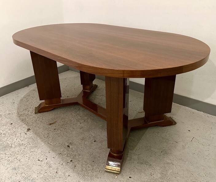 Jules Leleu Table Signed