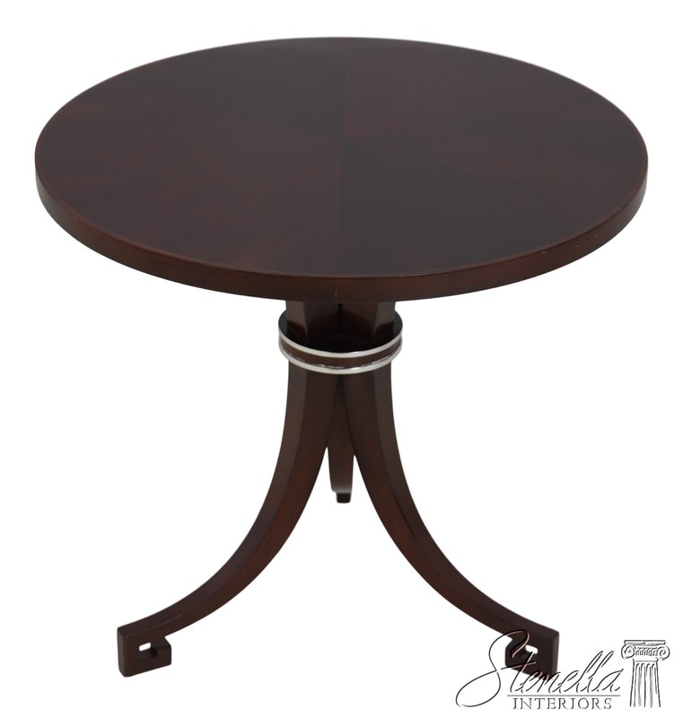 66749: BOILER & CO Modern Design Greek Key Round Table