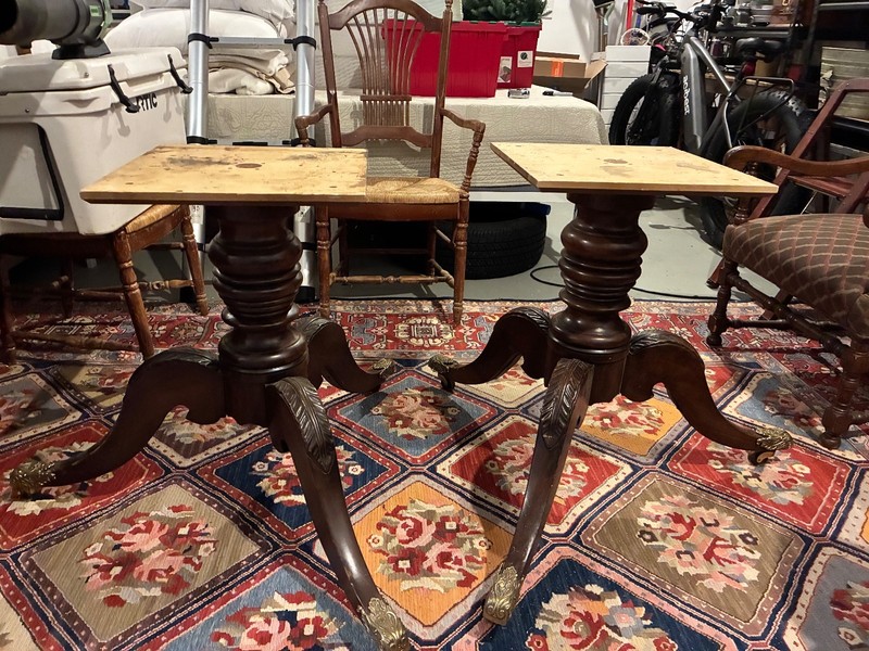 Henredon Georgian Banded Mahogany Double Pedestal Dining Table, Refinished gallery