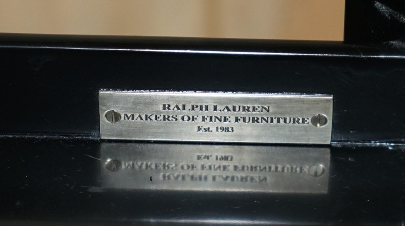 PAIR OF RALPH LAUREN RRP £11,440 MAYFAIR OCCASIONAL SIDE END LAMP WINE TABLES gallery