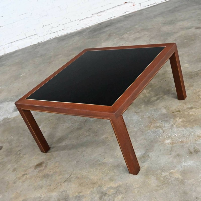 MCM Dunbar Coffee or End Table Square Parsons Style by Edward Wormley gallery