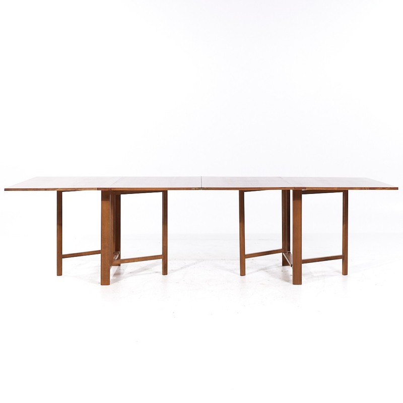 Bruno Mathsson Maria Style Mid Century Swedish Teak 10 Seater Dining Table gallery