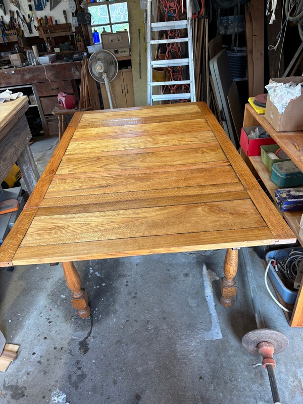 antique oak dining table with leaves