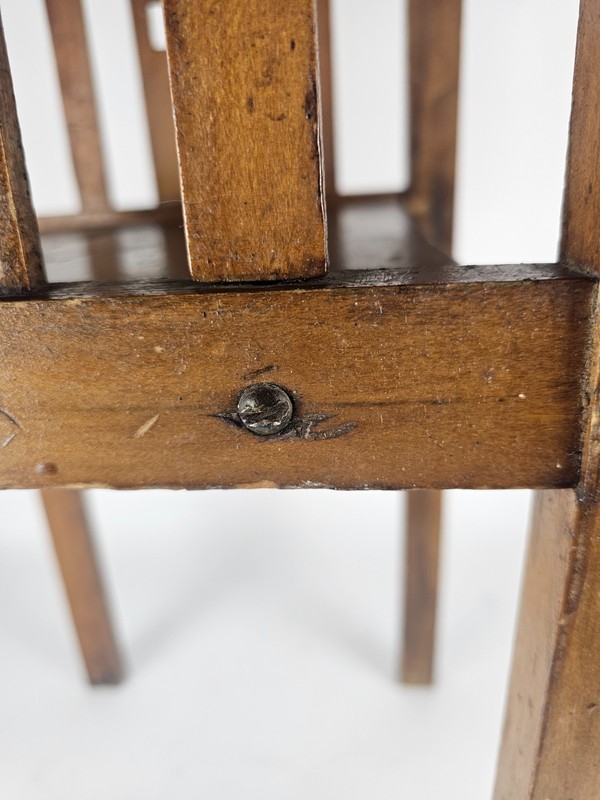 RARE Antique MISSION STYLE Wood Cutout CROSS Arts & Craft Table CHURCH Furniture gallery