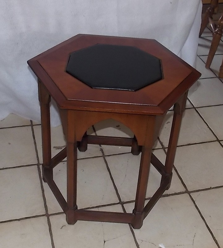 Cherry Mid Century Gothic Plant Stand / Side Table (PS108)