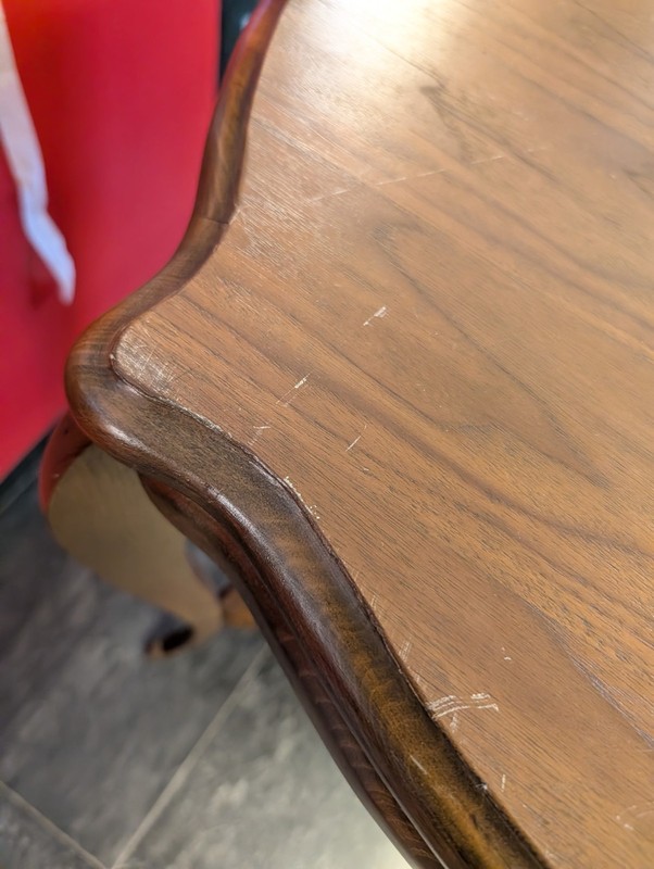 1900s Antique Parlor Table Made In Detroit Wolverine Manufacturing Co gallery