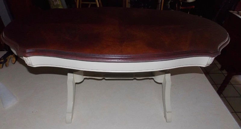 Farmhouse Turtle Top Cherry Book Match Veneer Top Coffee Table (CT-197) gallery