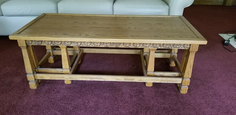 Romweber Viking Oak Rectangular Nesting Coffee Table