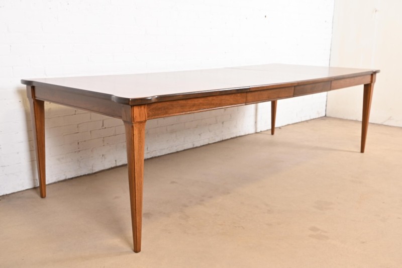 Thomasville French Regency Louis XVI Pecan Wood Dining Table, Refinished gallery
