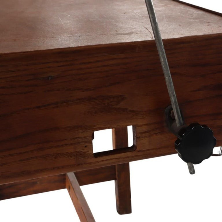 Antique Arts & Crafts Oak Adjustable Drafting Table C1930 gallery
