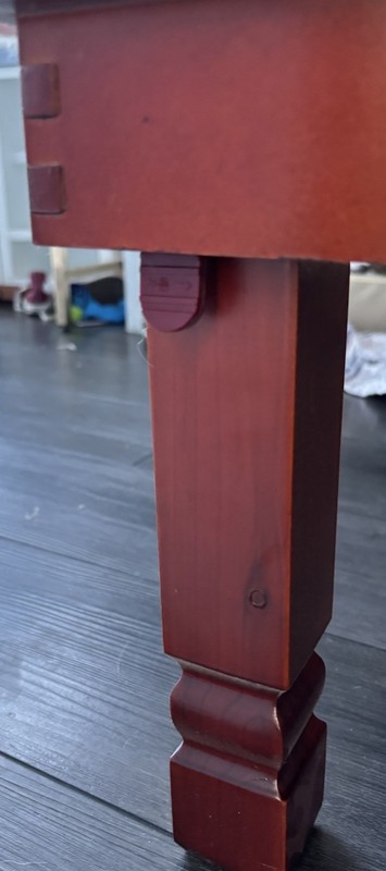 Vintage ASIAN KOREAN LOW PROFILE FOLDING LEGS WOODEN Dining COFFEE TEA TABLE gallery