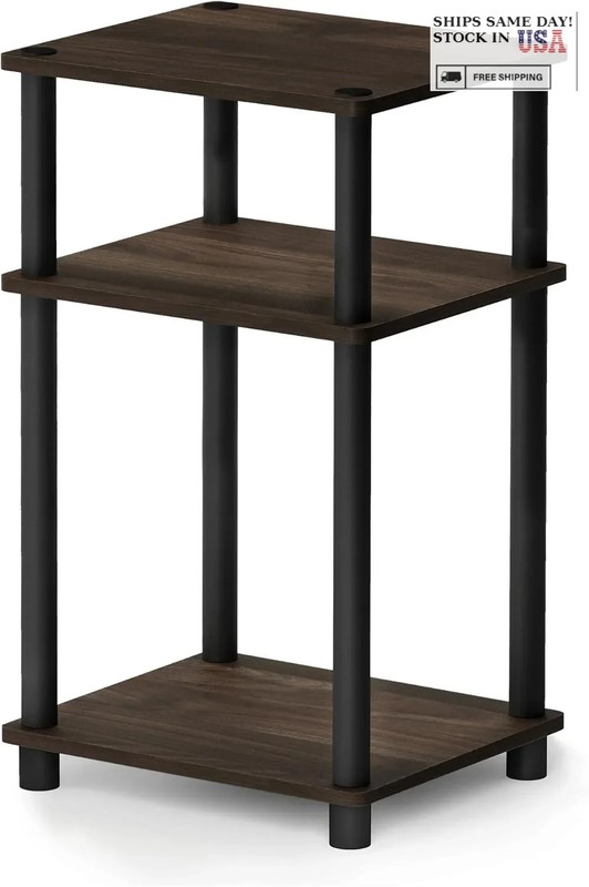 3Tier Small Side End Table Nightstand Bedside Open Shelf Storage Living Room New gallery