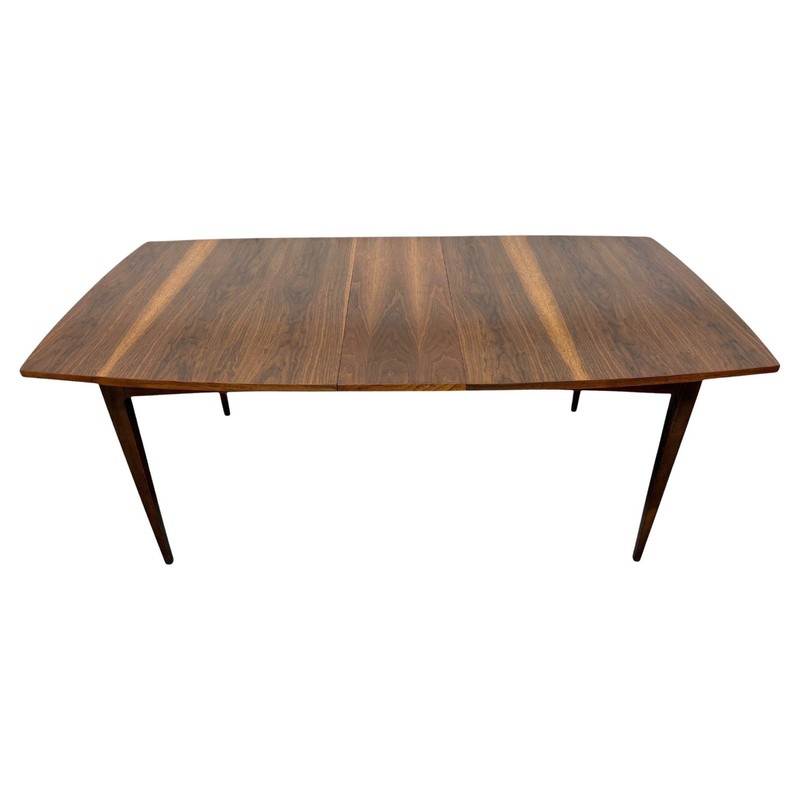 Mid-Century Modern Brasilia Style Walnut Dining Table – Refinished!