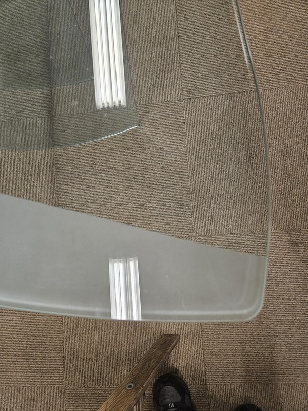 Designer Vintage Glass Table gallery