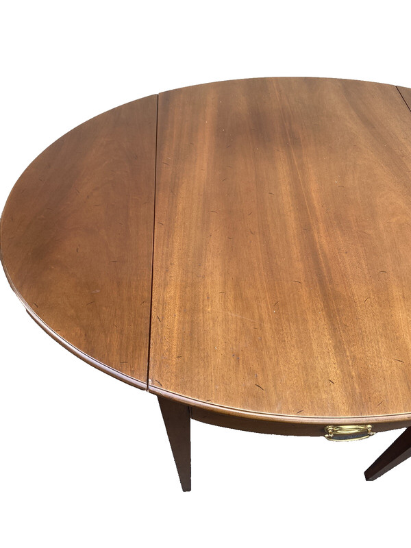 65838 WILLIAMSBURG ADAPTATION KITTINGER Mahogany Dropleaf Lamp Table Stand gallery