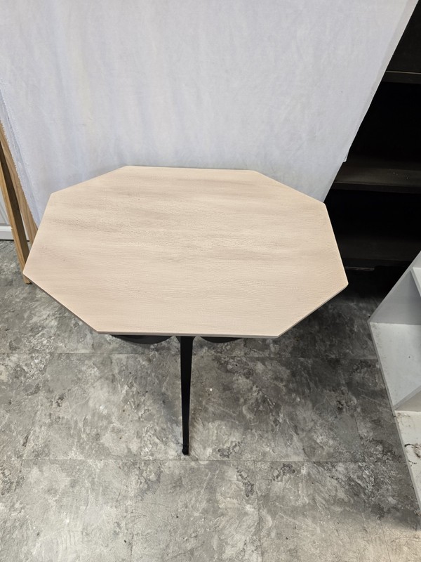 Vintage Octagon Side Table Spider Legs gallery