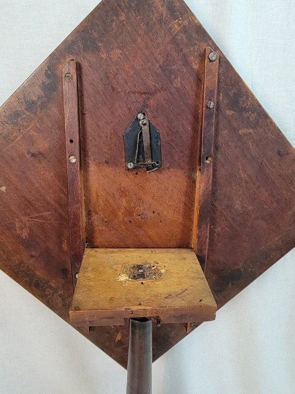 Antique Early 19th Century Queen Anne Mahogany Square Tilt-Top-Accent Table gallery