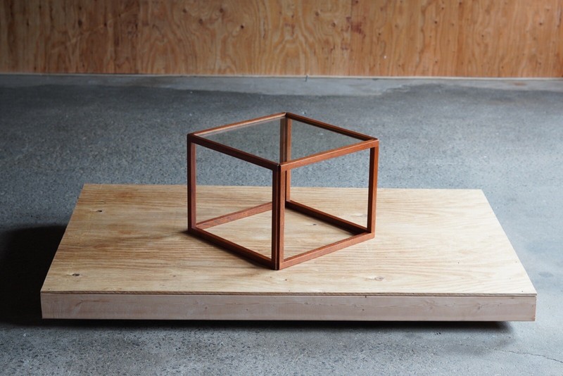 Danish Cube Side Table